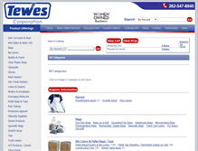 Tablet Screenshot of catalog.tewescorp.com